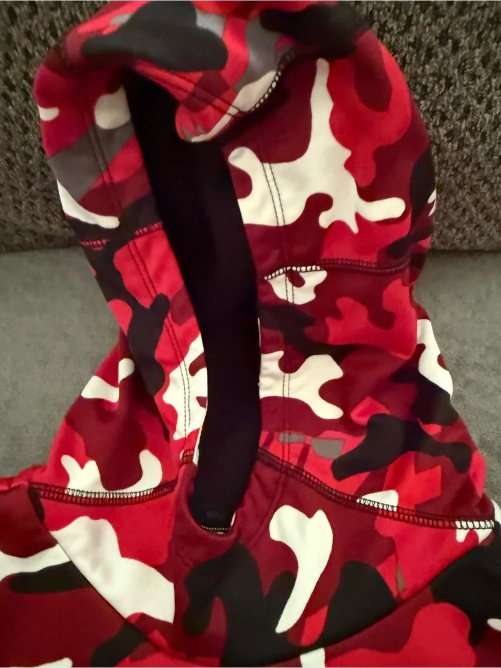 Nike Red & Black Camo Dri-FIT Pullover Hoodie